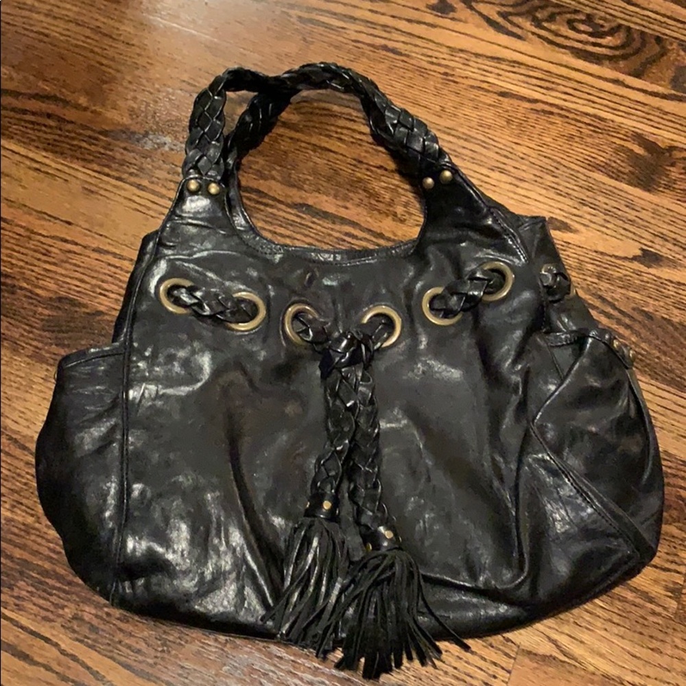 Kooba braided leather bag